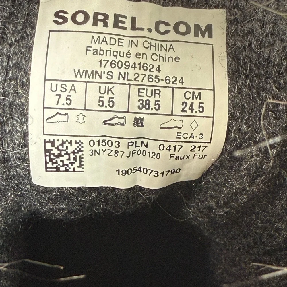 Sorel Out N About Lux Faux Fur Waterproof Boots Size 7.5 In Rich Wine